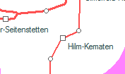 A vonalszakasz helye a térképen