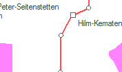 A vonalszakasz helye a térképen