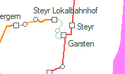 A vonalszakasz helye a térképen