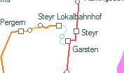 Sarning szolgálati hely helye a térképen