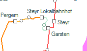 A vonalszakasz helye a térképen