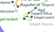 Szeged szolglati hely helye a trkpen