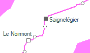 Muriaux szolgálati hely helye a térképen