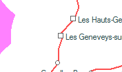 Les Geneveys-sur-Coffrane szolgálati hely helye a térképen