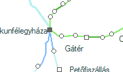 Városi park szolgálati hely helye a térképen