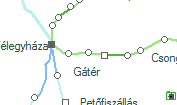 Csongrádi úti tanyák szolgálati hely helye a térképen