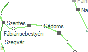 A vonalszakasz helye a térképen