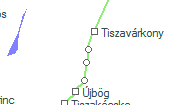 A vonalszakasz helye a térképen