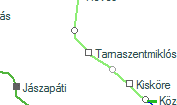 Tarnaszentmikls szolglati hely helye a trkpen