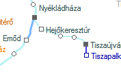 Nagycsécs szolgálati hely helye a térképen