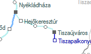 Sajószöged szolgálati hely helye a térképen