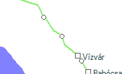 A vonalszakasz helye a térképen
