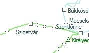 Nagypeterd szolgálati hely helye a térképen