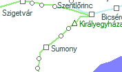 Gyöngyfa-Magyarmecske szolgálati hely helye a térképen
