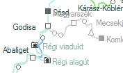 A vonalszakasz helye a térképen