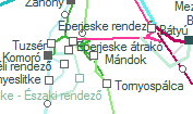 A vonalszakasz helye a térképen