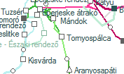 Tornyospálca szolgálati hely helye a térképen