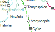 Újkenéz szolgálati hely helye a térképen