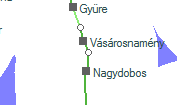 Vitka szolgálati hely helye a térképen