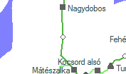 Ópályi szolgálati hely helye a térképen