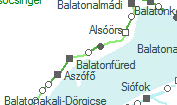 Balatonarács szolgálati hely helye a térképen