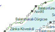 Balatonudvari szolgálati hely helye a térképen