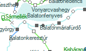 Balatonmáriafürdő alsó szolgálati hely helye a térképen