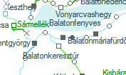 Balatonmáriafürdő szolgálati hely helye a térképen
