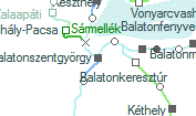 Balatonszentgyörgy szolgálati hely helye a térképen
