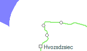 Osztrivec szolglati hely helye a trkpen