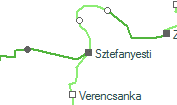 Sztefanyesti szolgálati hely helye a térképen