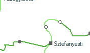 A vonalszakasz helye a térképen