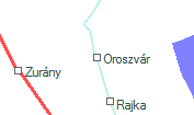 Oroszvár szolgálati hely helye a térképen