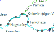 Sztankován szolgálati hely helye a térképen