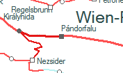 Pándorfalu szolgálati hely helye a térképen
