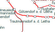 Götzendorf a. d. Leitha szolgálati hely helye a térképen