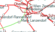 Lanzendorf-Rannersdorf szolglati hely helye a trkpen