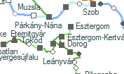 Esztergom-Kertváros szolgálati hely helye a térképen