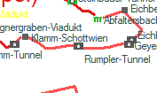 Rumpler-Tunnel szolgálati hely helye a térképen