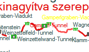 Gamperl-Tunnel szolgálati hely helye a térképen