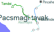 Pacsmag szolgálati hely helye a térképen