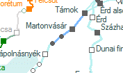 Baracska szolgálati hely helye a térképen