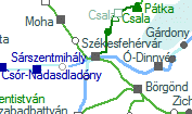 Székesfehérvár szolgálati hely helye a térképen