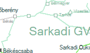 Sarkadi GV szolglati hely helye a trkpen