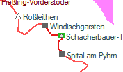 Schacherbauer-Tunnel szolglati hely helye a trkpen