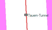 Tauern-Tunnel szolglati hely helye a trkpen