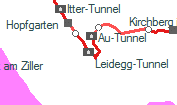 Leidegg-Tunnel szolglati hely helye a trkpen
