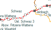 Schwaz szolglati hely helye a trkpen