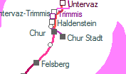Chur Stadt szolgálati hely helye a térképen
