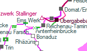 Reichenau-Tamins szolgálati hely helye a térképen